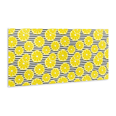 Wall panel Cartoon lemon slices