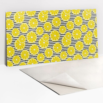 Wall panel Cartoon lemon slices