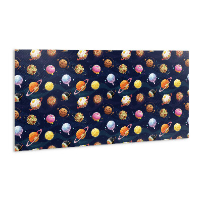 Wall panel Cartoon planets