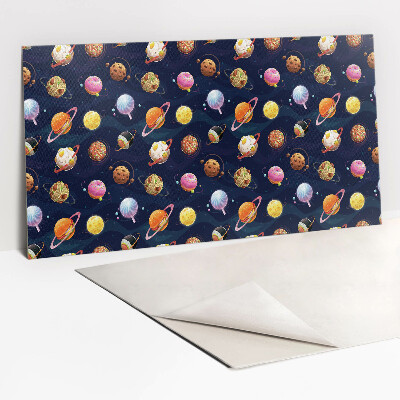 Wall panel Cartoon planets