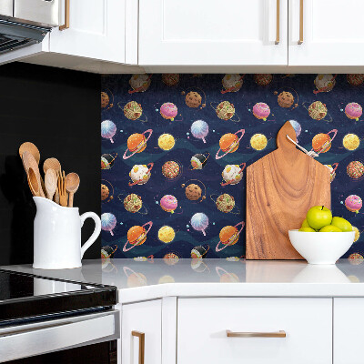 Wall panel Cartoon planets