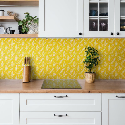 Wall panel Yellow cartoon corn