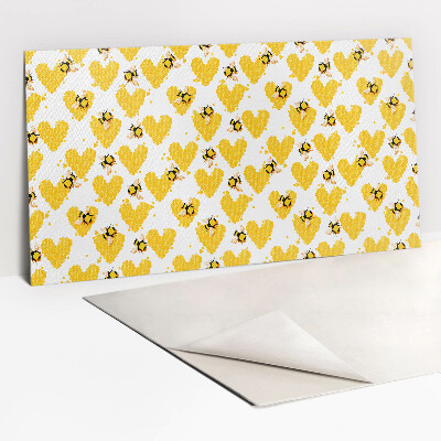 Wall panel Bee with honeycomb