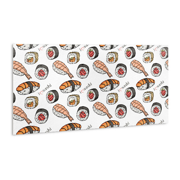 Wall paneling Cartoon sushi