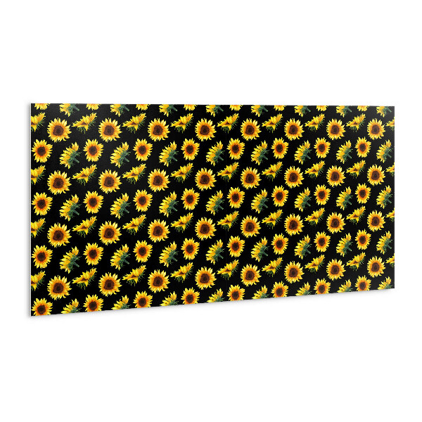 Decorative wall panel Sunflowers