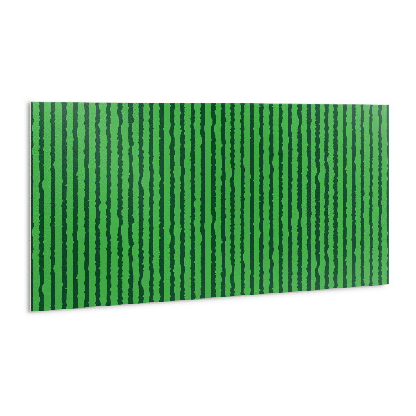 Wall paneling Green cartoon watermelon