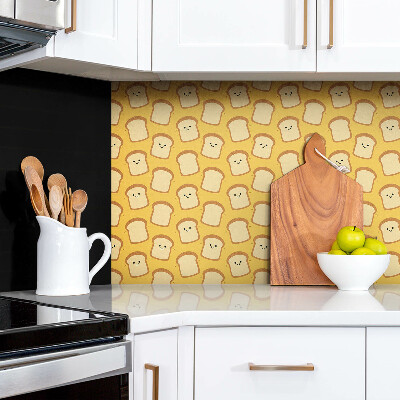 Wall panel Smiling cartoon toast