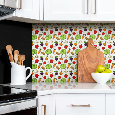 Wall panel Vegetables and fruits