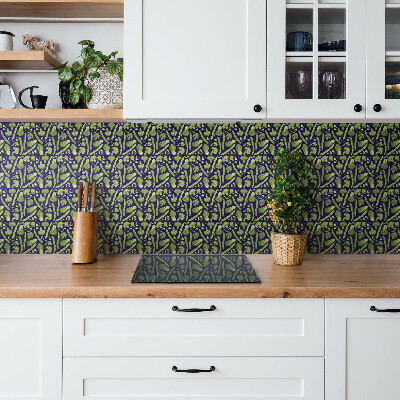 Decorative wall panel Green vegetables