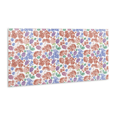Decorative wall panel Colorful fruits
