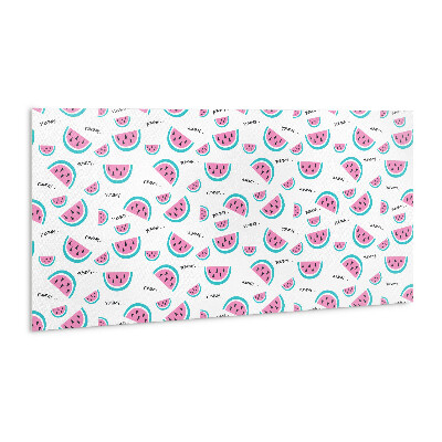 Wall panel Comic watermelon