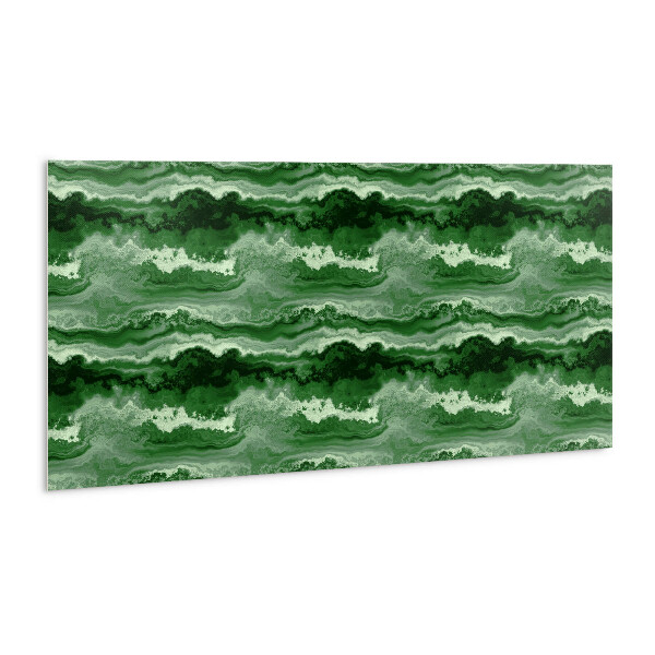 Wall panel Green marble motif