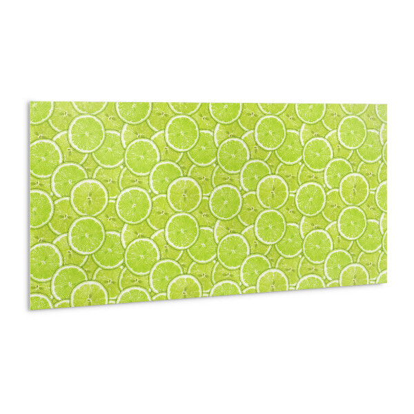 Wall paneling Green lime slices