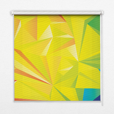 Kitchen roller blind Pattern of colorful origami