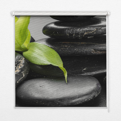 Roller blind Orchid on stones