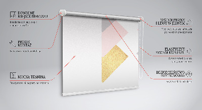 Roller blind Squares overlapping