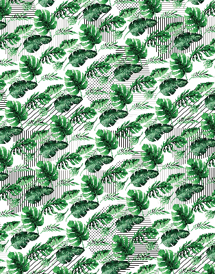 Roller blind Tropical leaves
