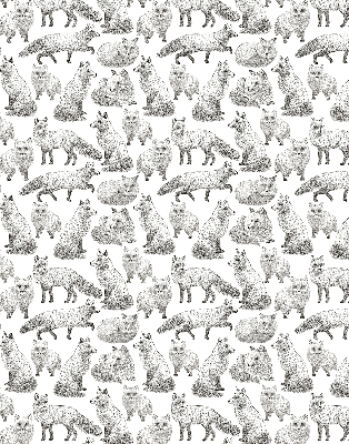 Roller blind Gray foxes
