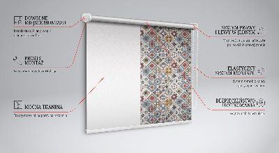 Roller blind Decorative diamonds