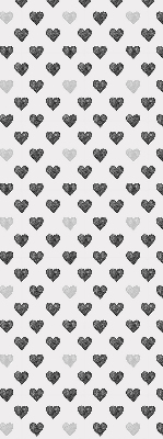 Daylight roller blind Dark hearts