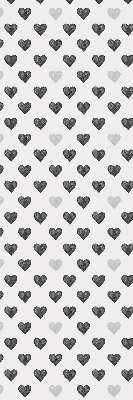 Daylight roller blind Dark hearts