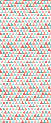 Window blind Colorful triangles