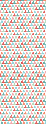 Window blind Colorful triangles