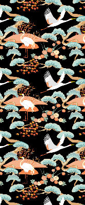 Kitchen roller blind Flying heron