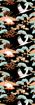 Kitchen roller blind Flying heron