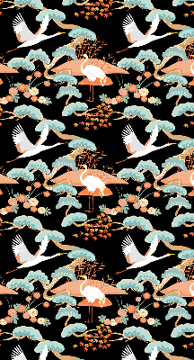 Kitchen roller blind Flying heron