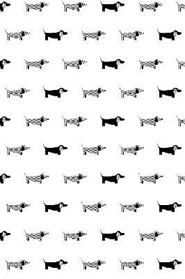 Daylight roller blind Draws dogs