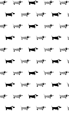 Daylight roller blind Draws dogs