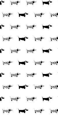 Daylight roller blind Draws dogs