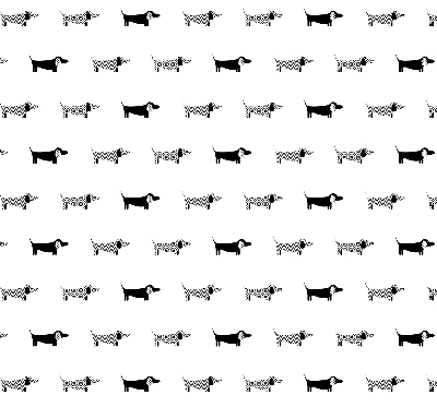 Daylight roller blind Draws dogs