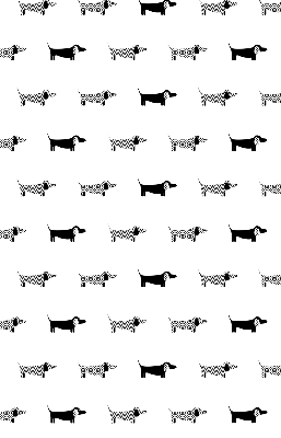 Daylight roller blind Draws dogs