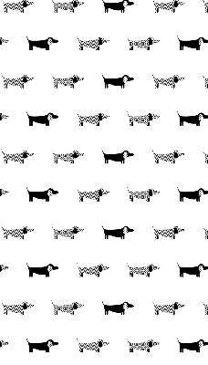 Daylight roller blind Draws dogs