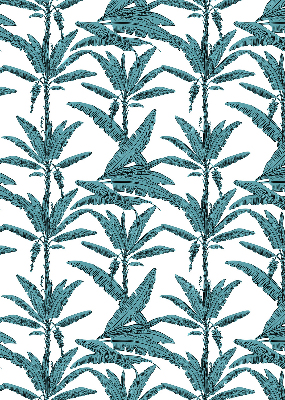 Roller blind Palm leaves