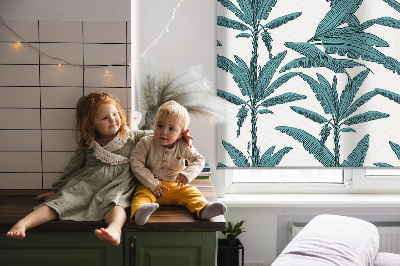 Roller blind Palm leaves