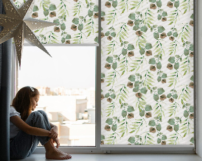 Window blind Green leaves