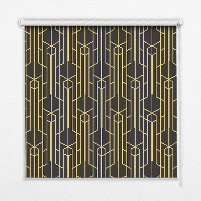 Window blind Yellow pattern