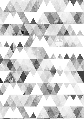 Window blind Gray pattern with triangles