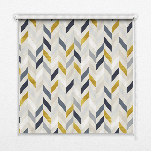 Window blind Colorful herringbone