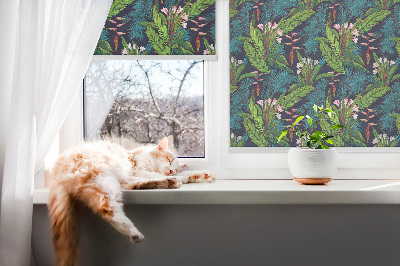 Window blind Exotic plants