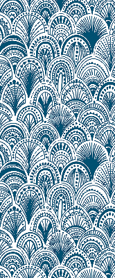 Window blind Blue pattern