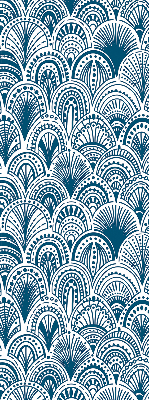 Window blind Blue pattern