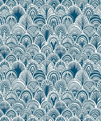 Window blind Blue pattern