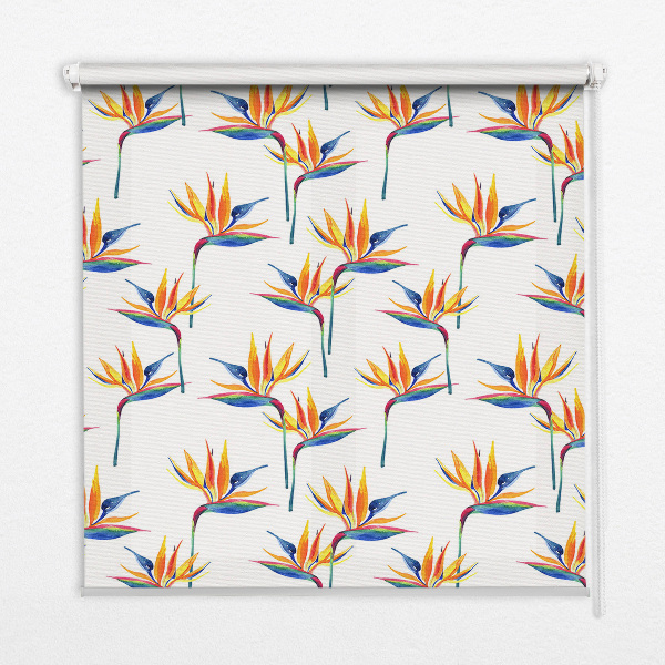 Roller blind for window Colorful leaves