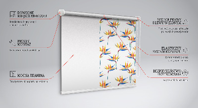 Roller blind for window Colorful leaves