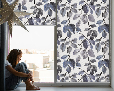 Daylight roller blind Dark leaves