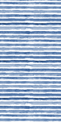 Blind for window Painted blue stripes